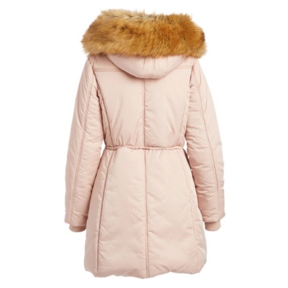 JESSICA SIMPSON Blush Sherpa Hooded Anorak Jacket - Picture 5 of 16